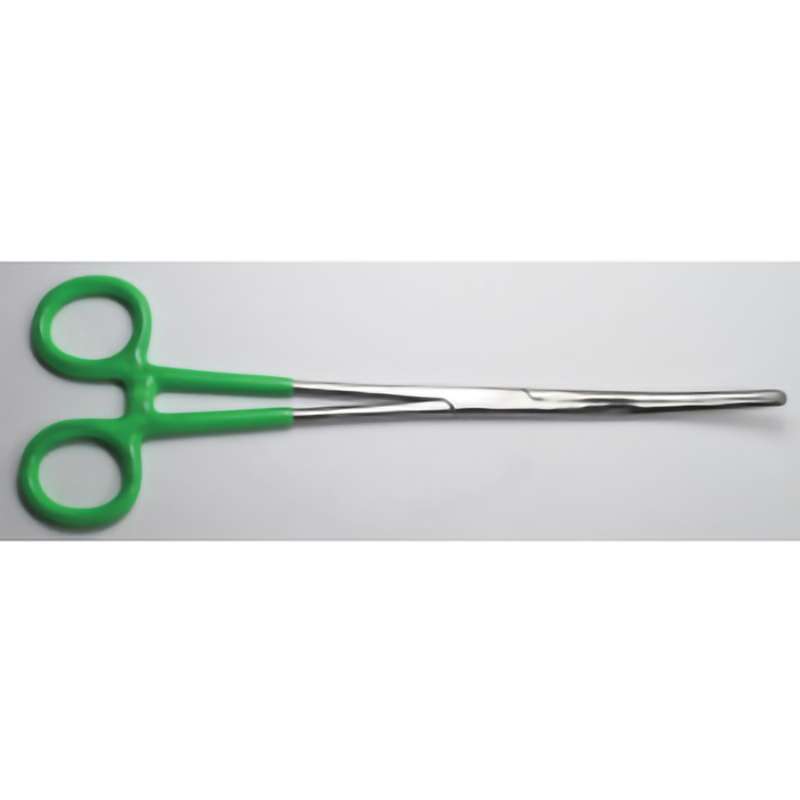 Hemostat,Bent Ns. 10-3/8 rubber grip